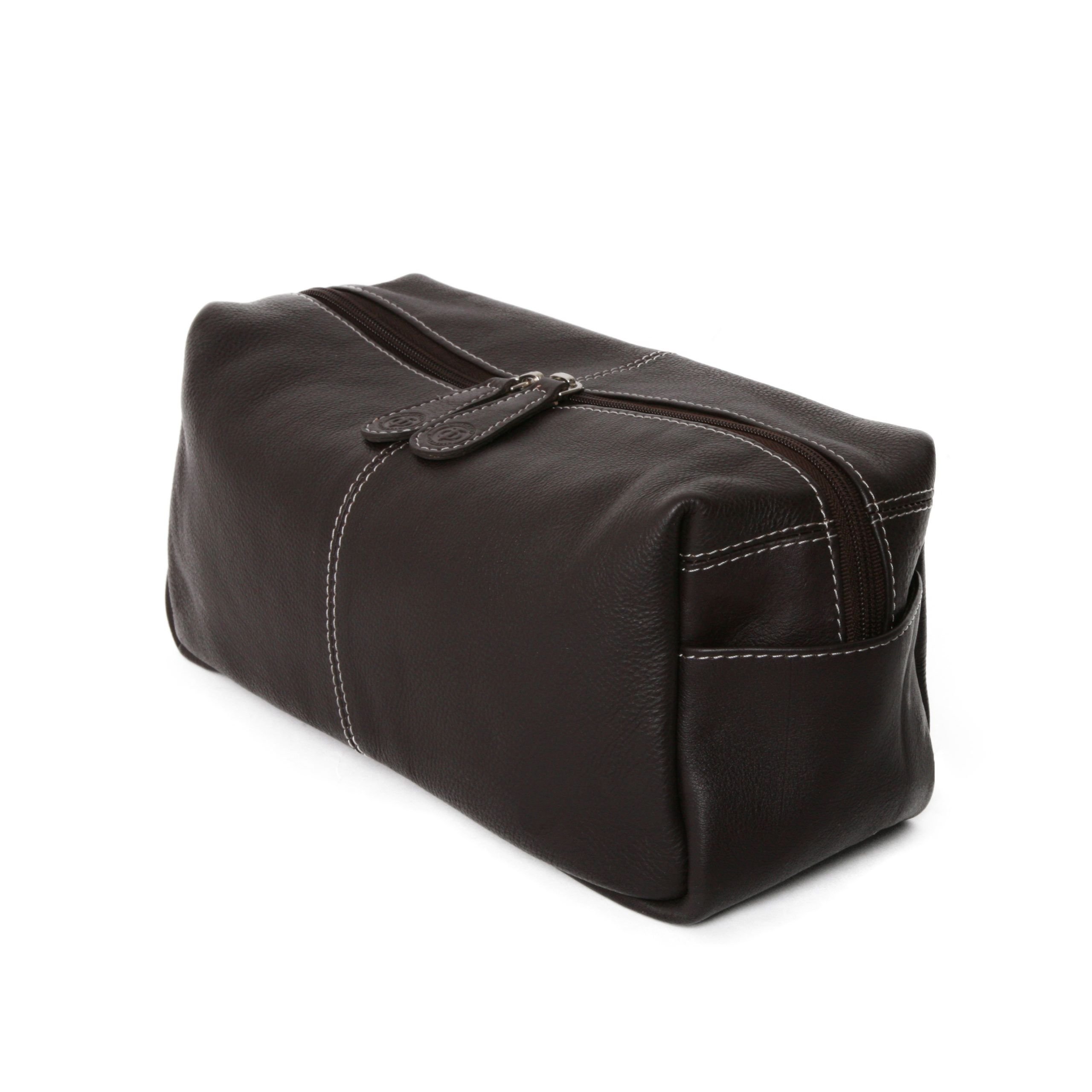 Voyage Toiletry Bag in leather