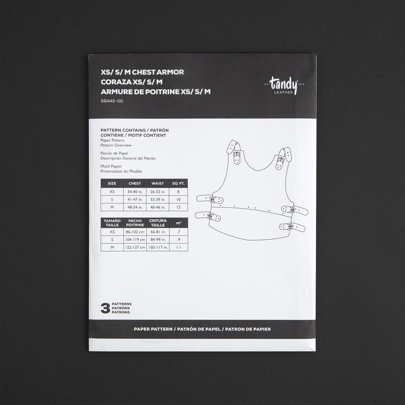 Papierschnittmuster f�r eine Brustr�stung / R�stung