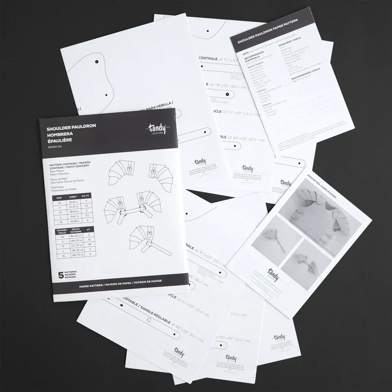 Schulterpanzer Papierschnittmuster