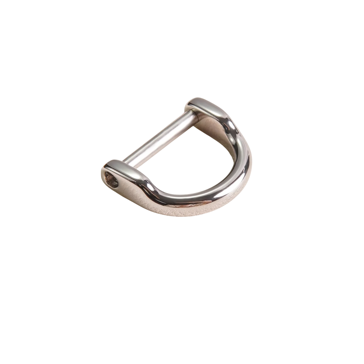 BAGUE EN FORME DE FER  CHEVAL AVEC GOUPILLE  VIS