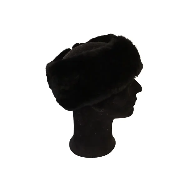 Headband knitted rex rabbit 9cm