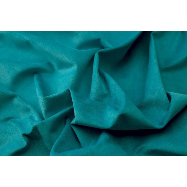 Varkensleer sude zacht 0,6 mm ongeveer 13 Sqft Turkoois 1/2 skin