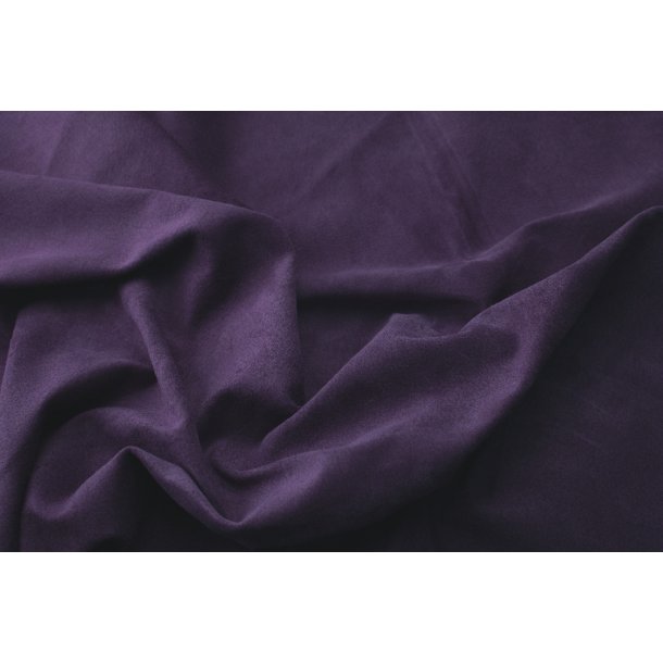 Varkensleer sude zacht 0,6 mm ongeveer 13 Sqft Violet 1/2 skin