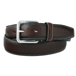 Classic 35 mm belt in vegetable-tanned Italian leather.