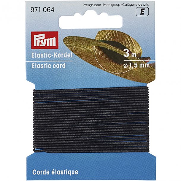 Elastisk Rund 1,5mm 3m