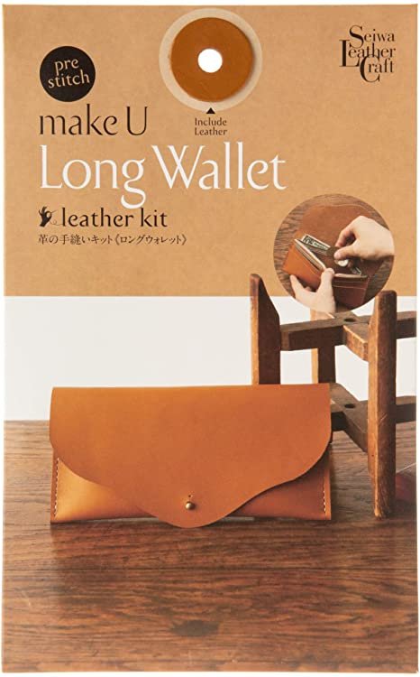 DIY long wallet 19.5 x 9.5 x 2.5 cm