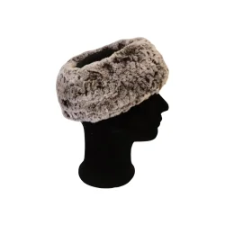 Headband knitted rex rabbit 9cm