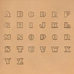 Leather Alphabet Set - 1/2
