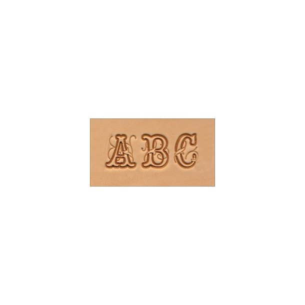 Leather Script Alphabet Set - 3/4" (1.9 cm)