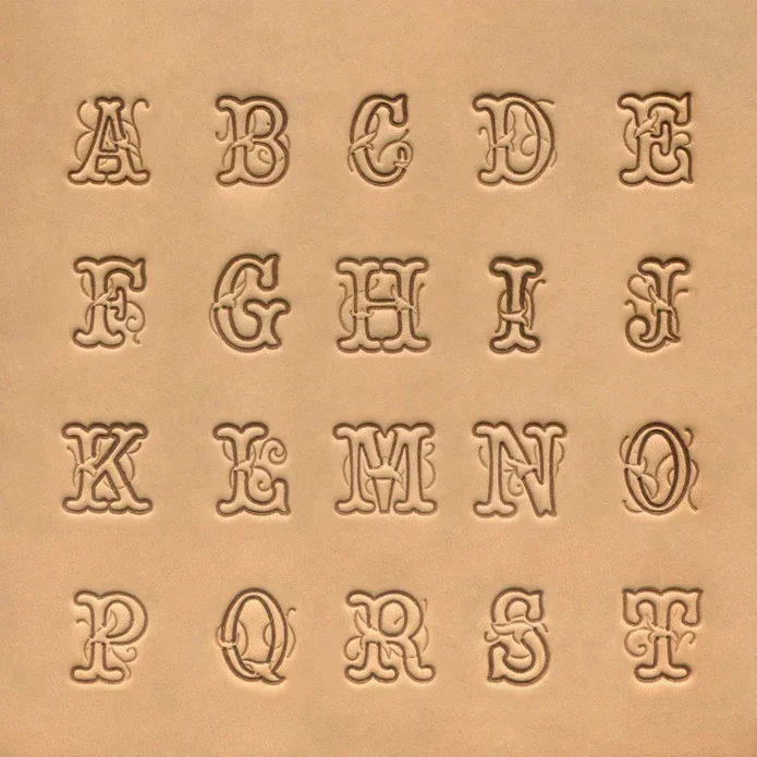 13mm Open Alphabet Stamp Set