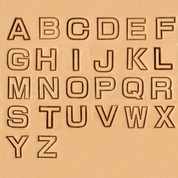 Lettres majuscules 19mm