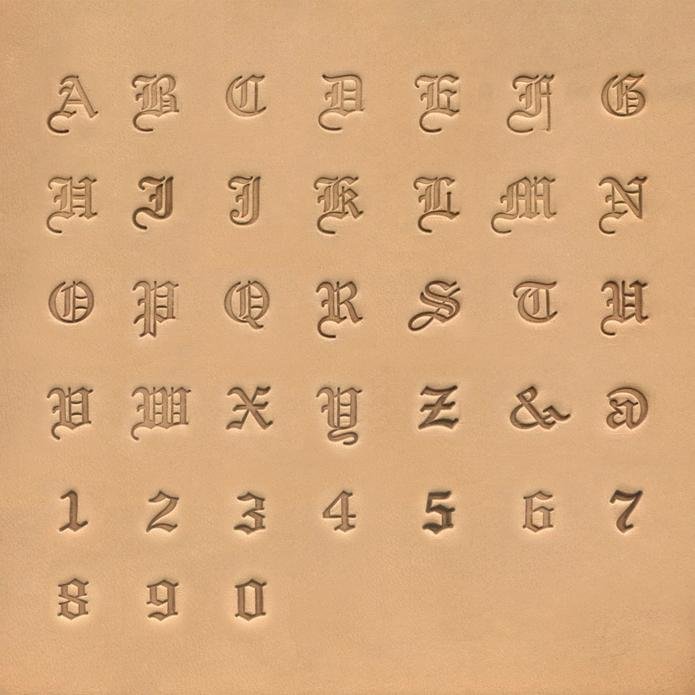 GC7L6 Englischer Buchstabe Nummer 15 Stelliger Mehrzweck Alphabet Roll Stempel 