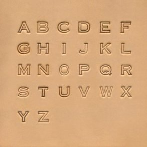 Punzierstempelset Alphabet 13mm - Blok