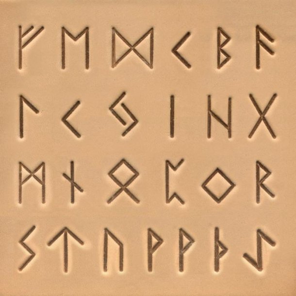 Set d'alphabet Runes - 19mm - 26 lettres