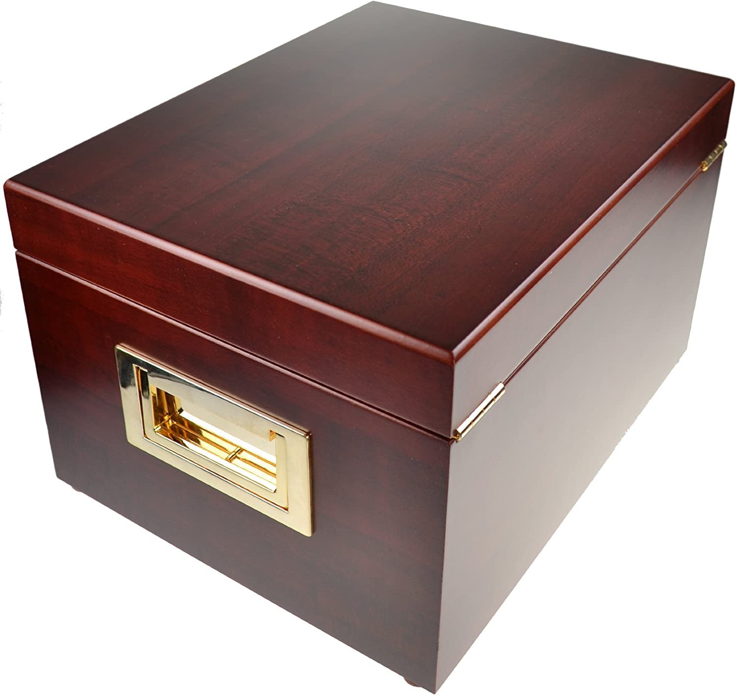 Shoe valet box in dark walnut