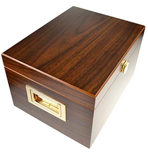 Shoe valet box in dark walnut