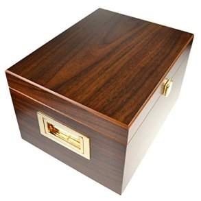 Shoe valet box in dark walnut