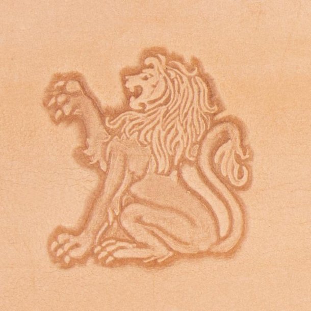 3D Punsler Lion Crest 3D Stamp, Left