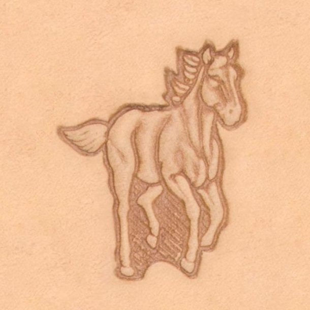 3D Stamps Running Horse 3D