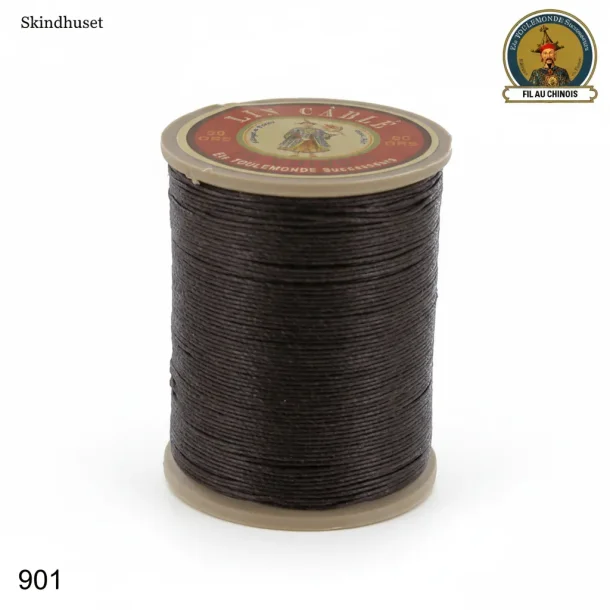 Lin trd - Fil Au Chinois Lin Cbl 632 - 0,51mm - 285m 901 m&oslash;rk brun