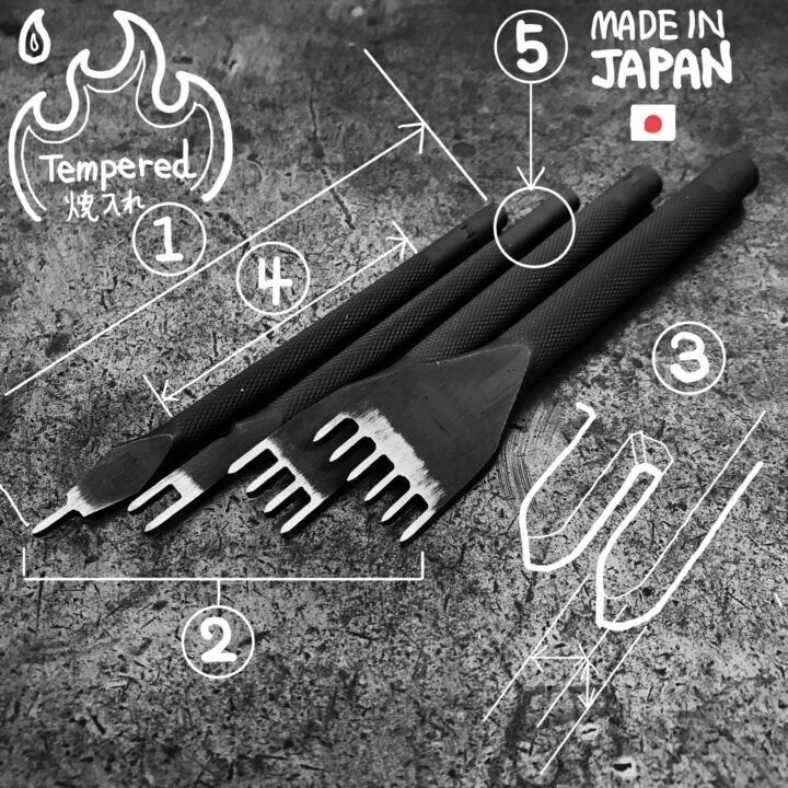 Ruderformet Fork Fransk stil Japan