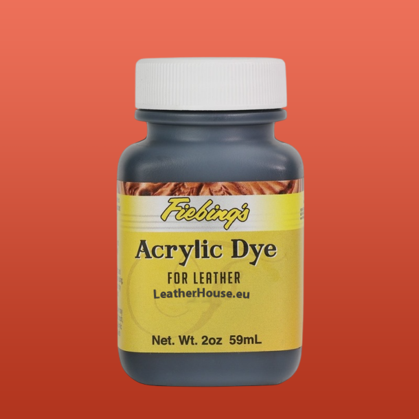Teinture  l'acrylique pour le cuir - Fiebing's 59ml - 2oz rouge