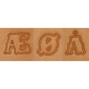 Bogstavsæt 8130 ÆØÅ 13mm  