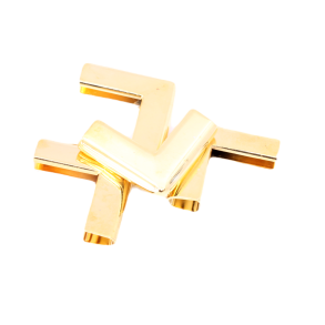 Hjørne 39x39mm guld 4 stk