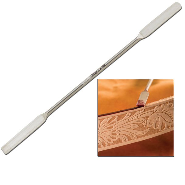 Spatule double pour les bords en acier inoxydable 20cm