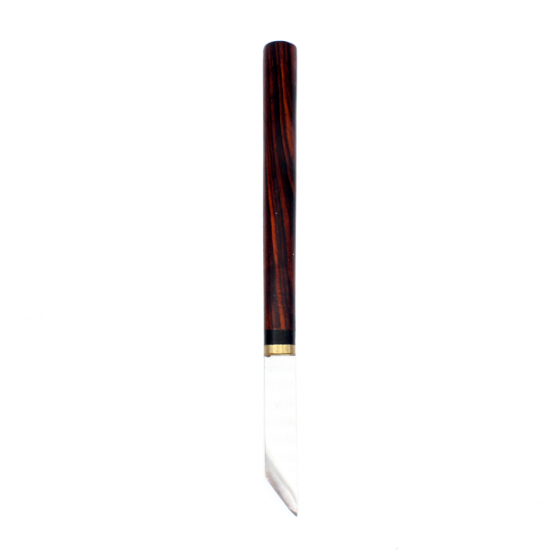 Couteau Lame 48x10mm - bois de rose et laiton