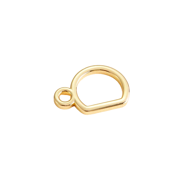 BOUCLE D POUR SANGLE DE SAC 15mm