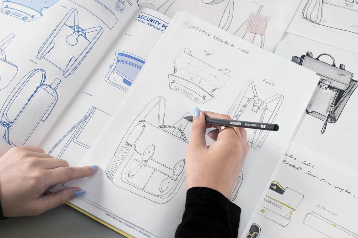 Fashionary Bag Design - 128 pages