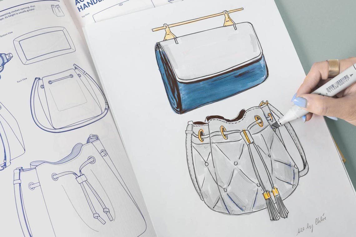 Fashionary Bag Design - 128 pages