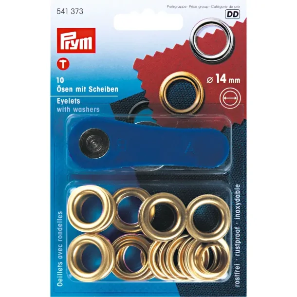 Passe-fils avec outils - plusieurs tailles 14mm Laiton plaqu&eacute;