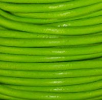 Ronde lederen koord 1,5 meter - 2mm