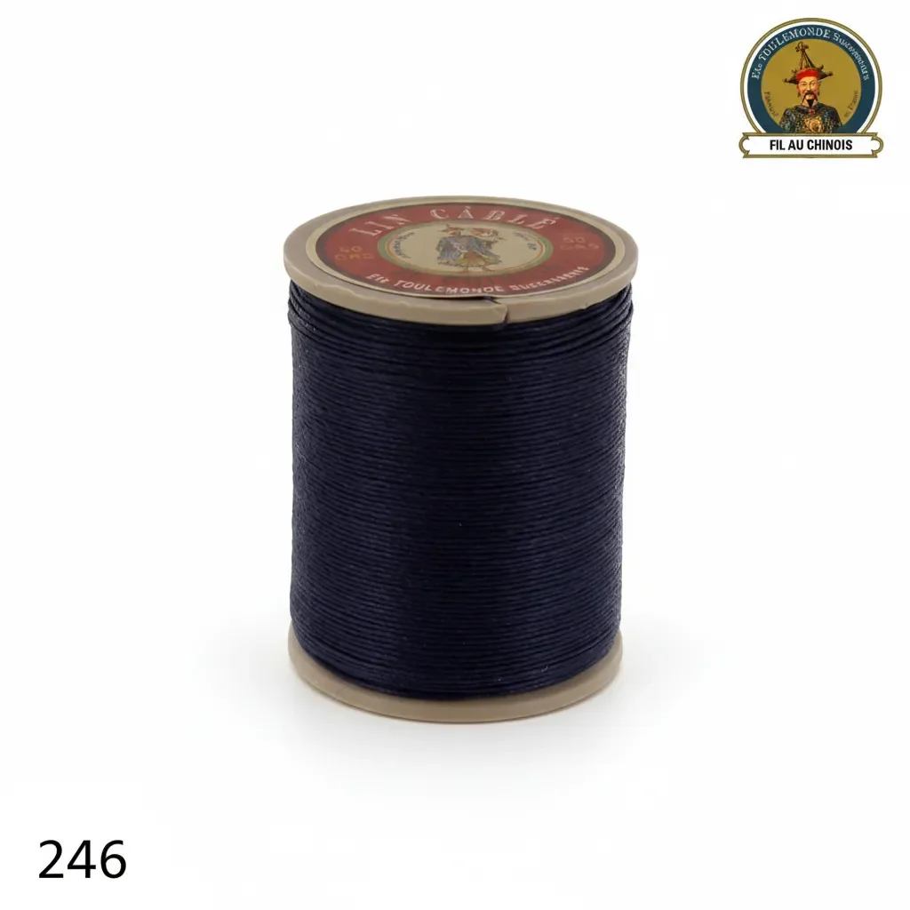 Lin trd - Fil Au Chinois Lin Cbl 332 - 0,77mm - 133m 266 Bleu