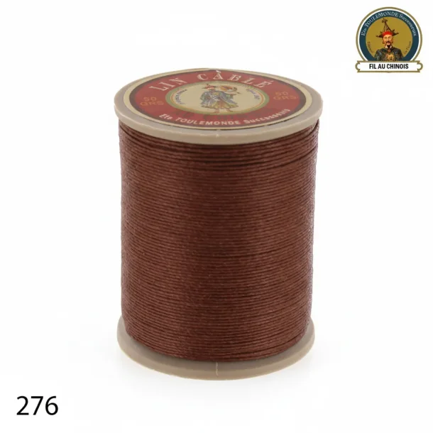 Lin trd - Fil Au Chinois Lin Cbl 332 - 0,77mm - 133m 276 Marron