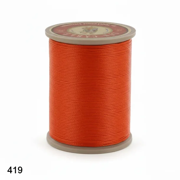 Lin trd - Fil Au Chinois Lin Cbl 332 - 0,77mm - 133m 419 Oranger
