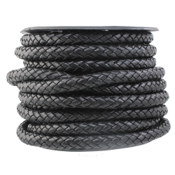 Braided round bolo cord