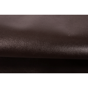 Goatskin dark brown Chèvre Chagrin 0,6mm - approx. 4½ sqf