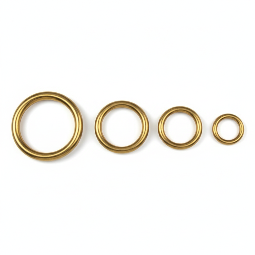 Ø-ring støbt messing | Skindhuset