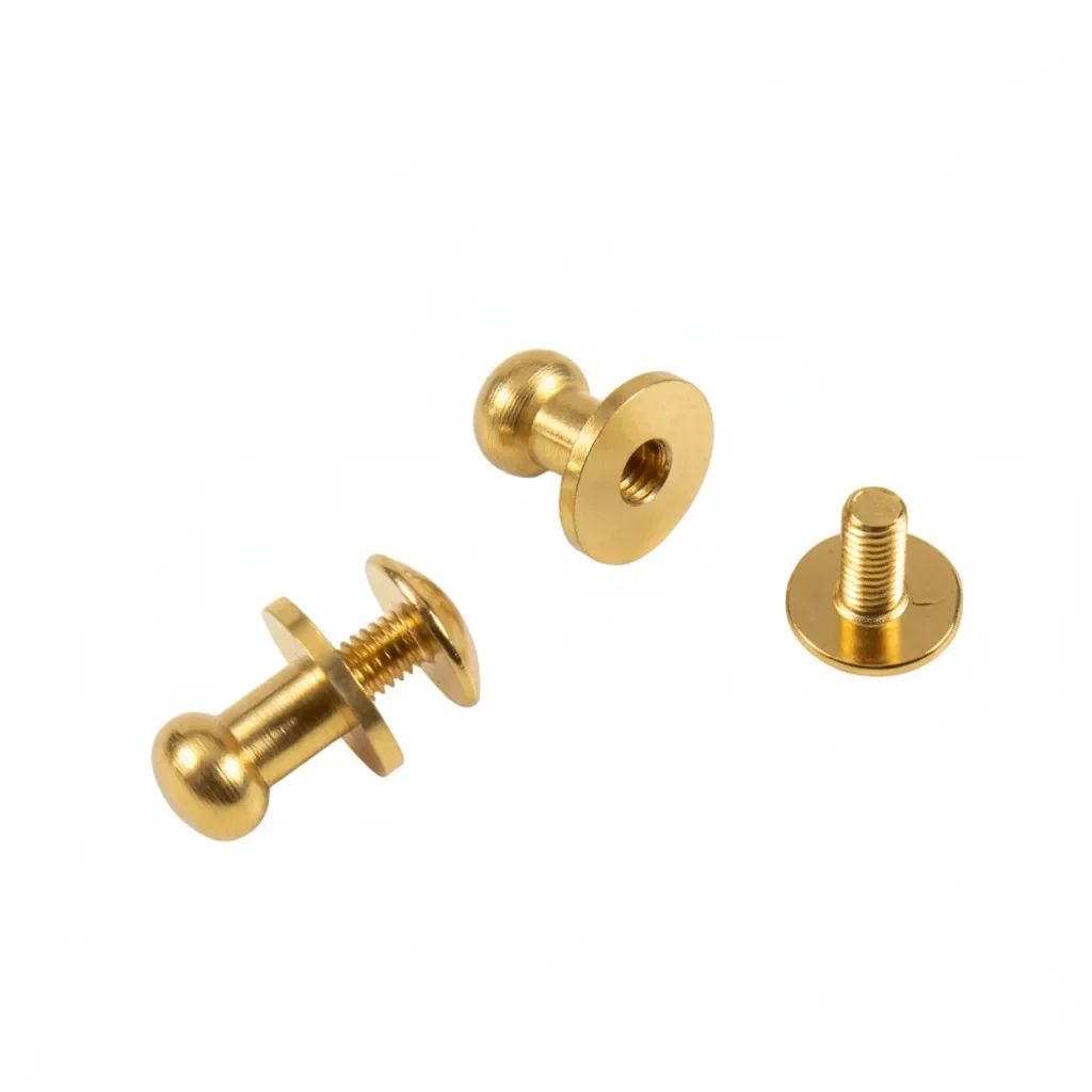 Rivets � t�te ronde pour la fixation - Bouton de col � vis