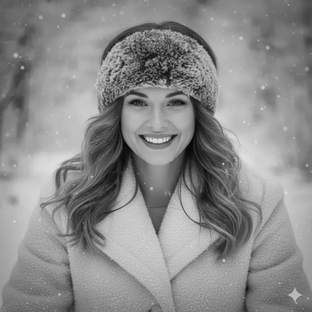 Pannband stickad rex kanin 9cm