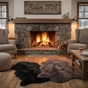 Lambskin rug from New Zealand 75-100cm 