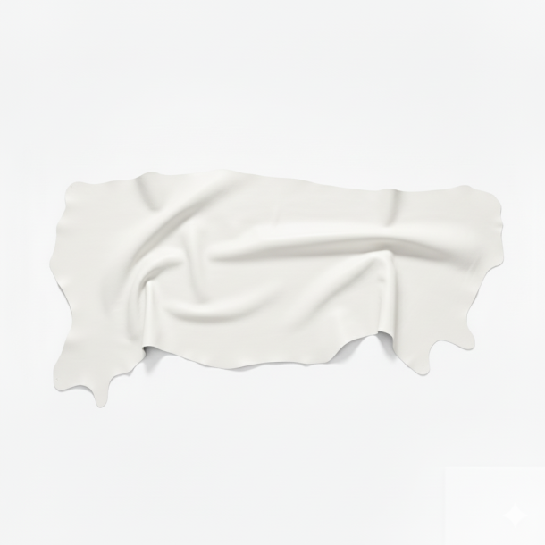 Calvenappa aniline Japanse jersey ca. 28-36 vierkante voet 0,5-0,6 mm Wit