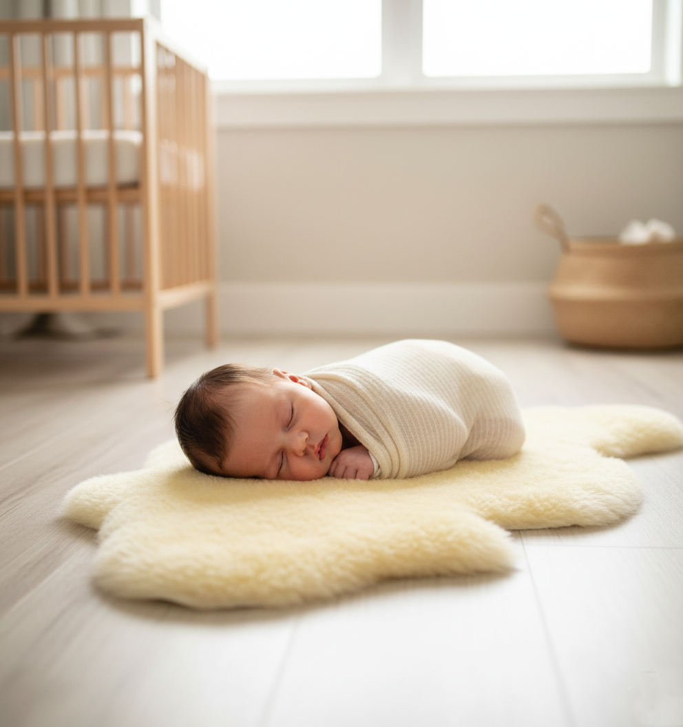 Schapenvacht voor baby's eco