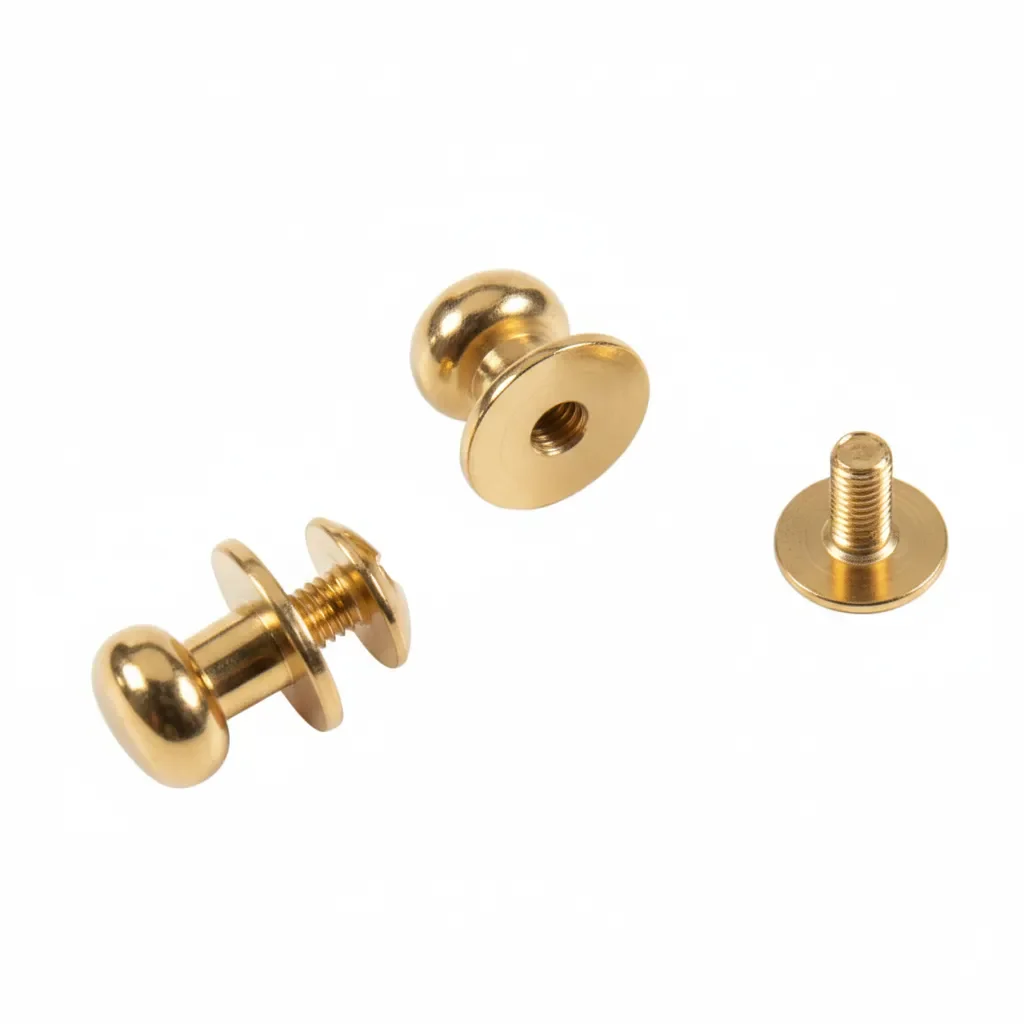 Rivets � t�te ronde pour la fixation - Bouton de col � vis