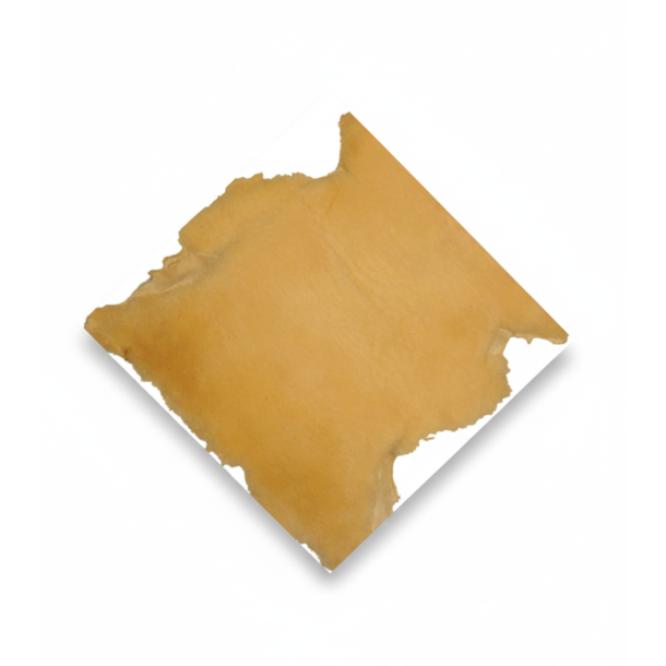 Pudse-skind medicinsk garvet lammeskind ca. 15x15cm