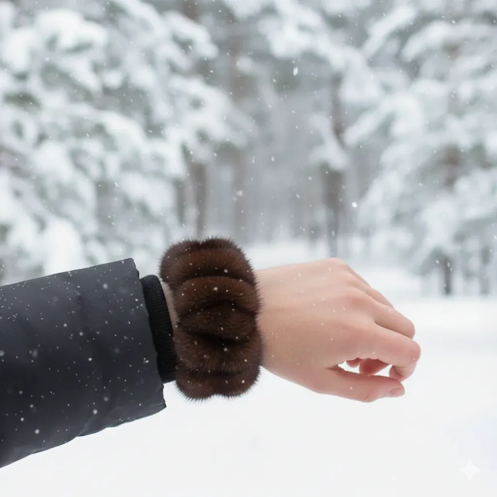 H�relastik i l�kkert minkpels