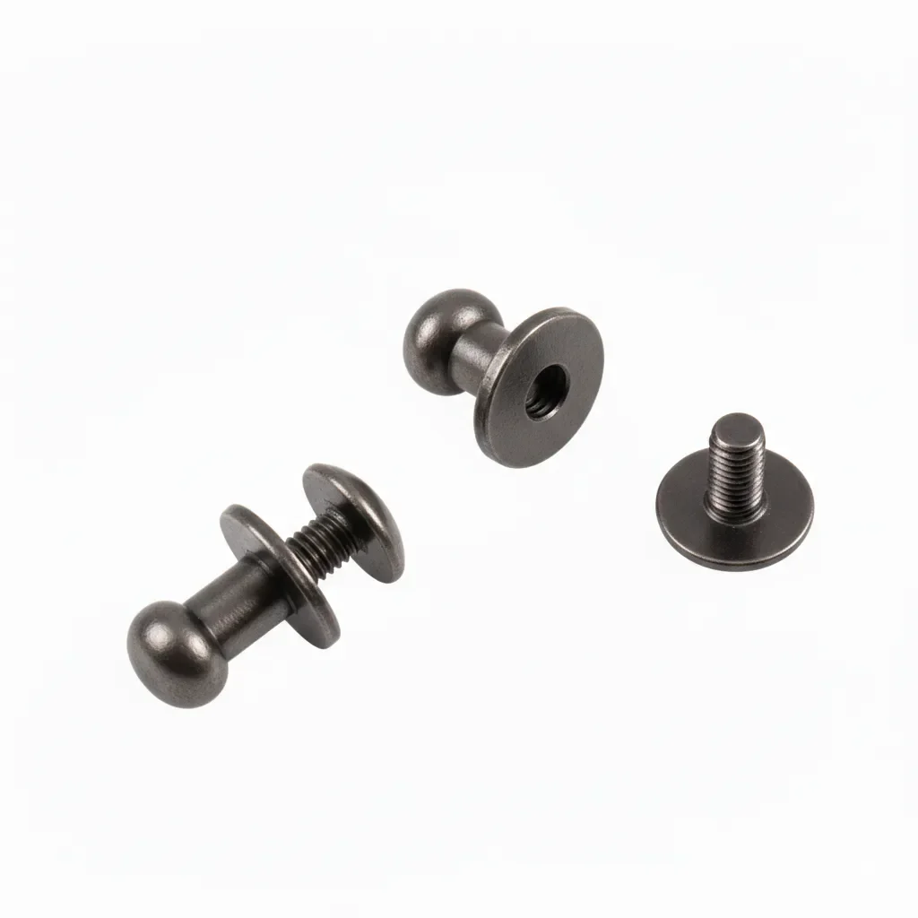 Rivets � t�te ronde pour la fixation - Bouton de col � vis